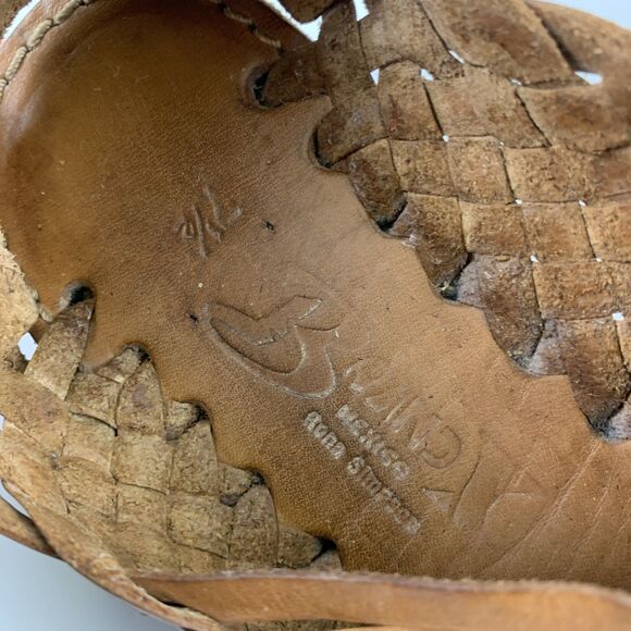 Brown Leather Sandals - Picture 6 of 12